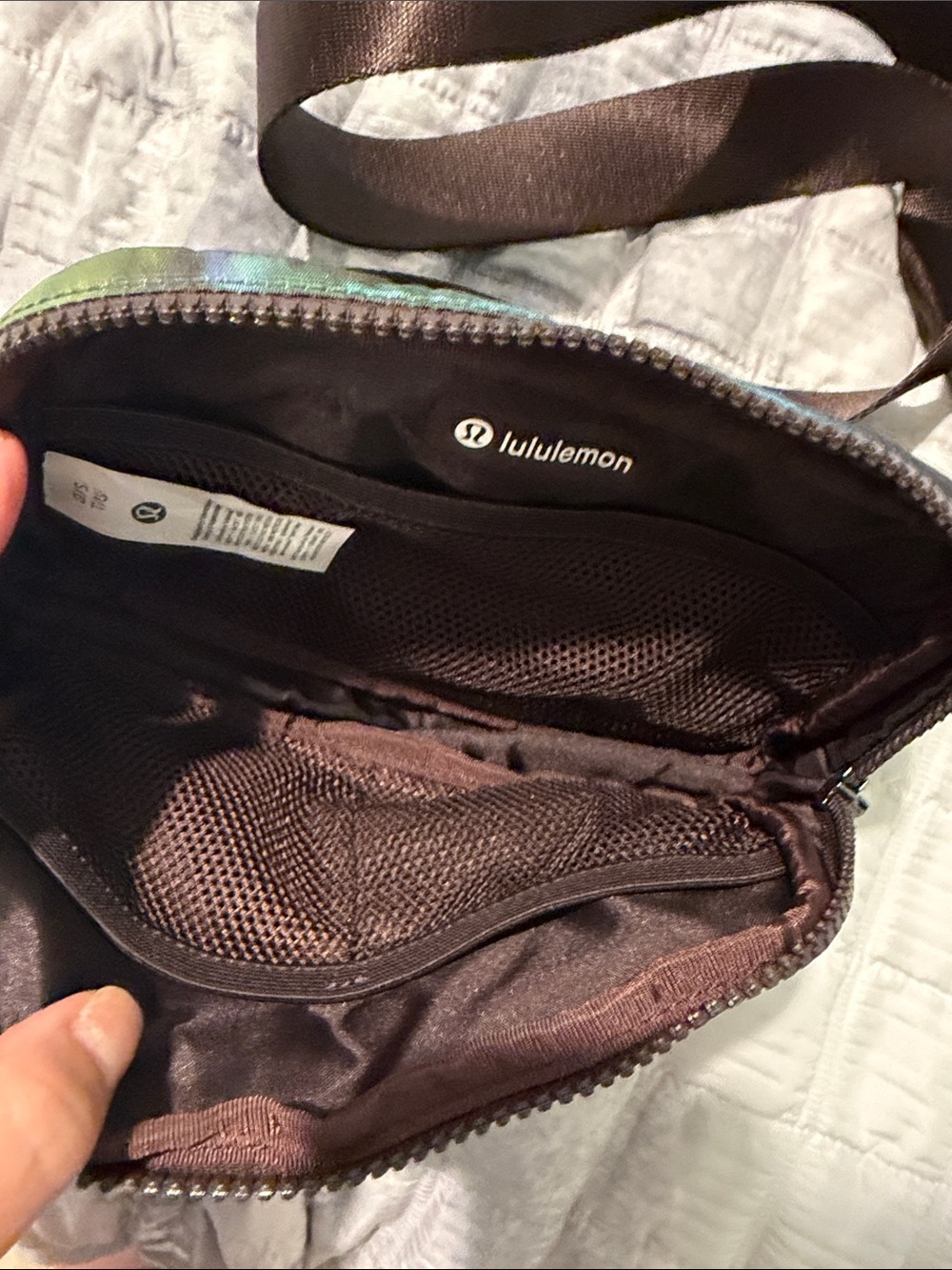 lululemon Brown Zippered Belt Bag - Picture 3 of 4